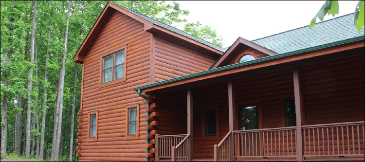 Log Home Staining in Midway Park,  North Carolina