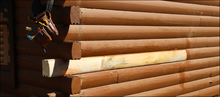 Log Home Damage Repair  Onslow County,  North Carolina