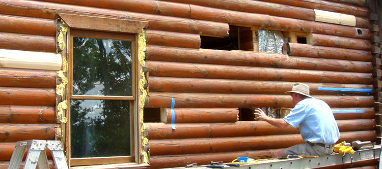 Log Home Repair Hubert,  North Carolina
